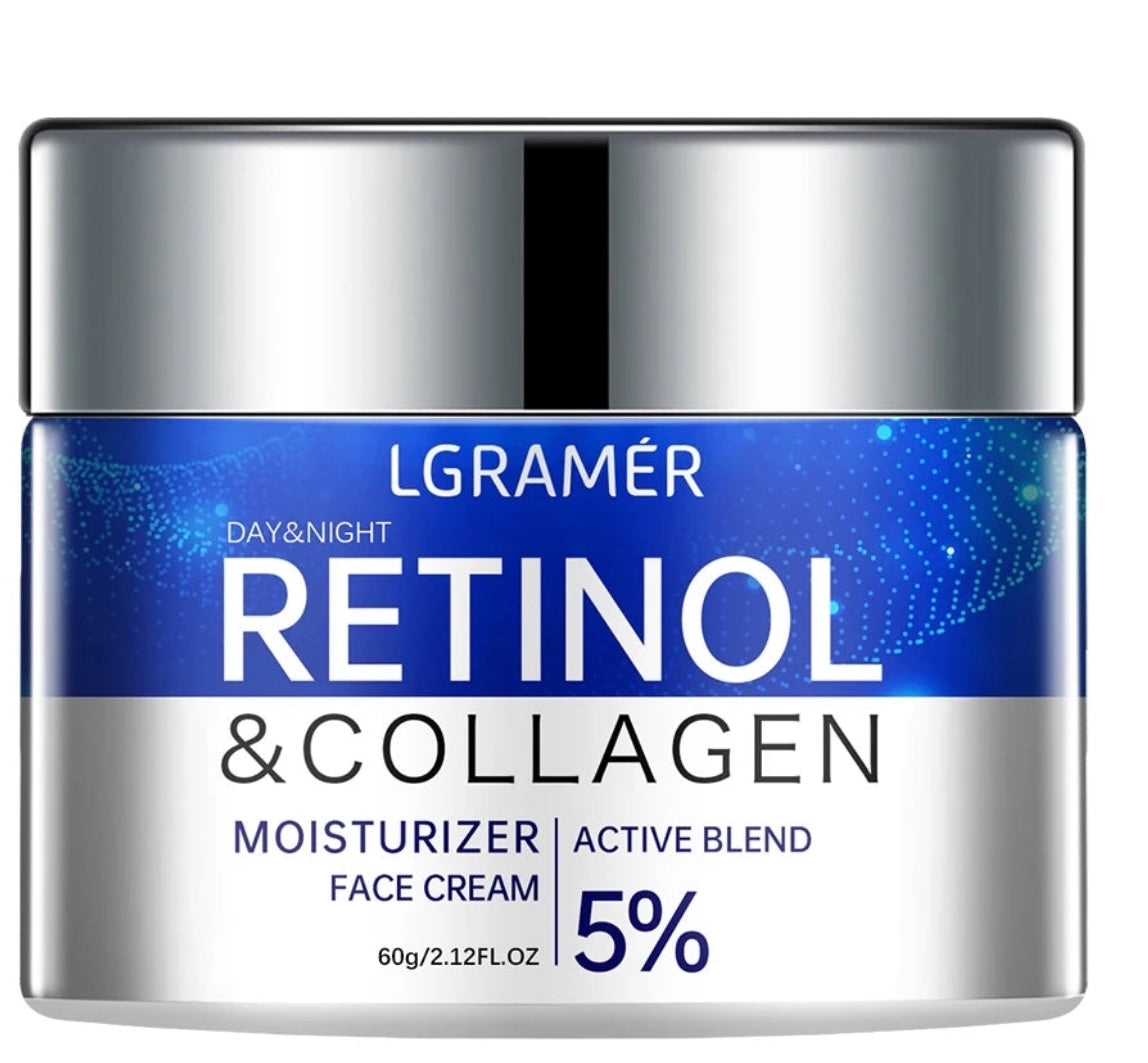 1b-Crème collagène-Rétinol anti-rides & hydratante 60g pour homme