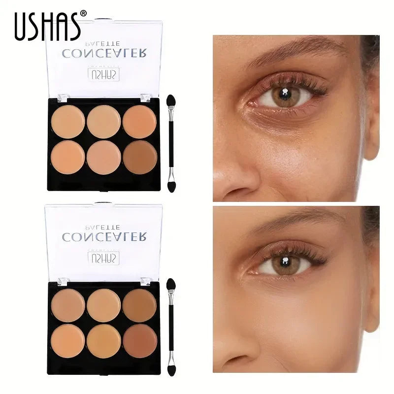 Palette de maquillage qui perfection le teint, le visage.