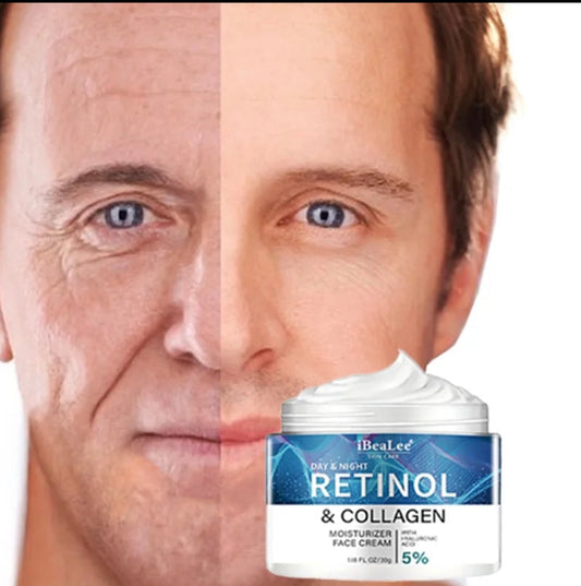 1b-Crème collagène-Rétinol anti-rides & hydratante 60g pour homme