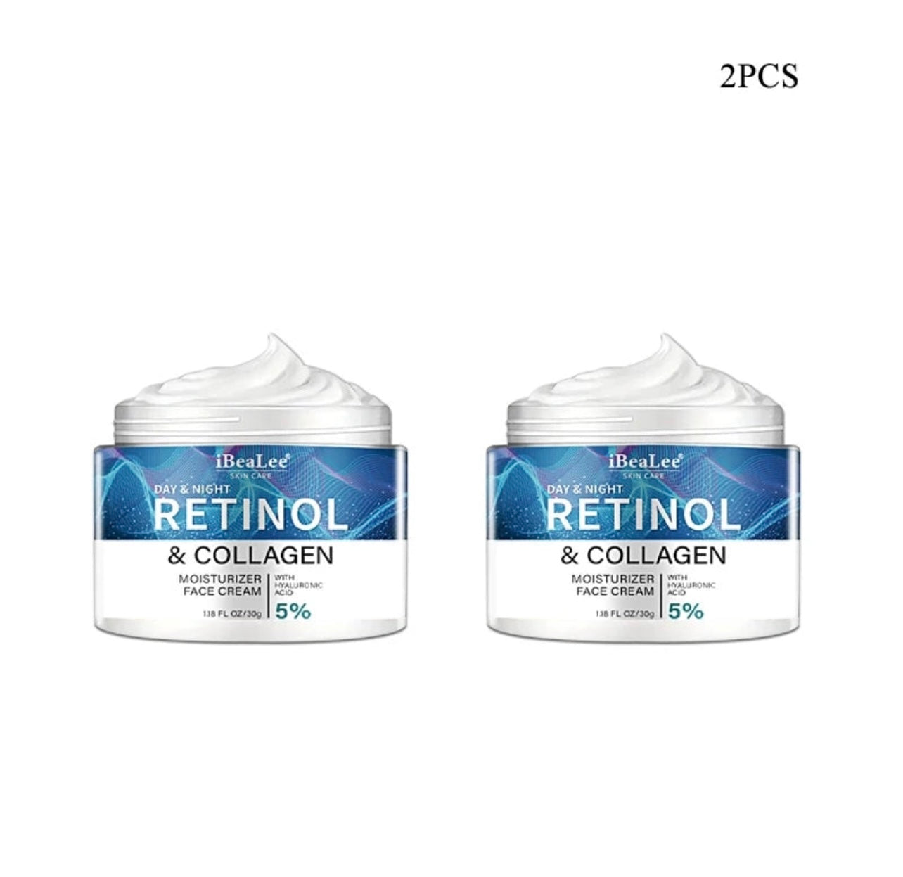 1b-Crème collagène-Rétinol anti-rides & hydratante 60g pour homme