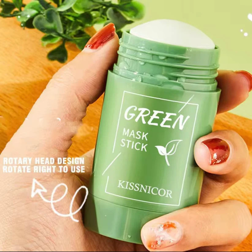 1-Argile verte (Masque facial au thé vert beauté purifiante)