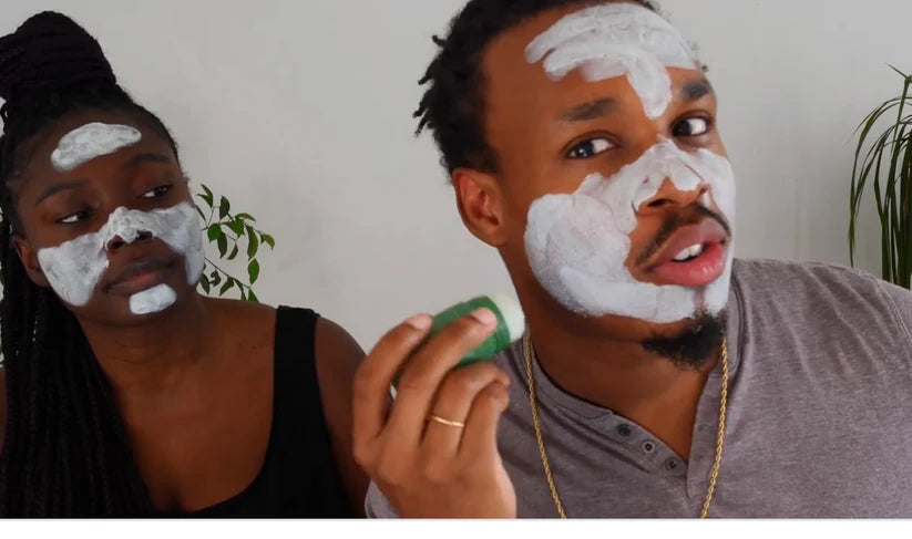 1-Argile verte (Masque facial au thé vert beauté purifiante)