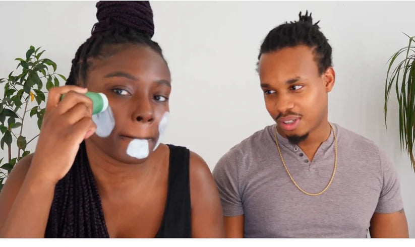 1-Argile verte (Masque facial au thé vert beauté purifiante)