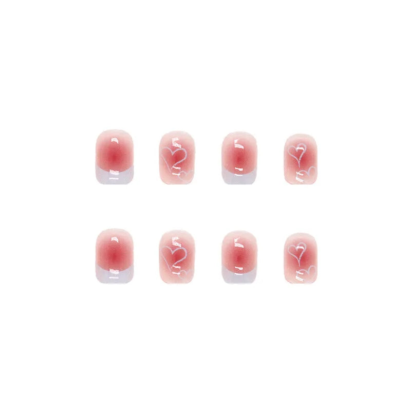 d-  Faux Ongles Mignons Kawaii