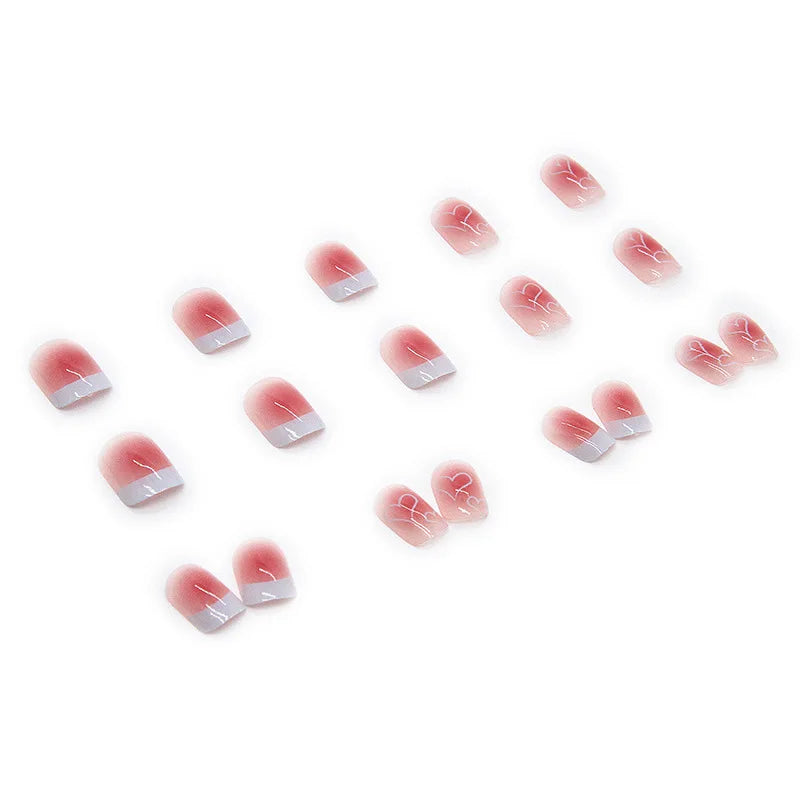 d-  Faux Ongles Mignons Kawaii
