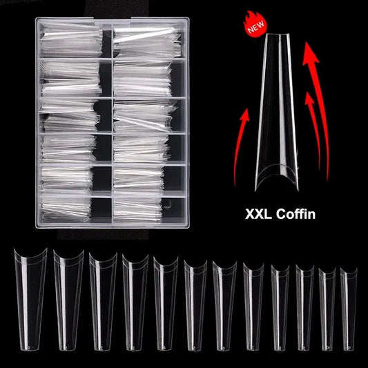 Faux Ongles Longs XXL Transparent