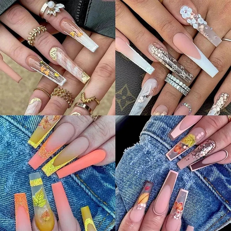 Faux Ongles Longs XXL Transparent