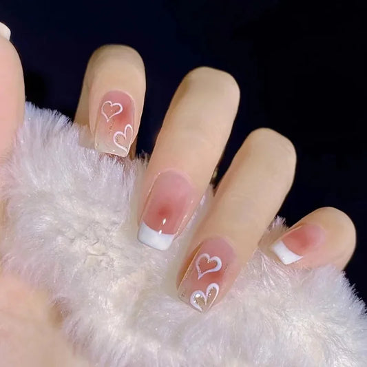 d-  Faux Ongles Mignons Kawaii