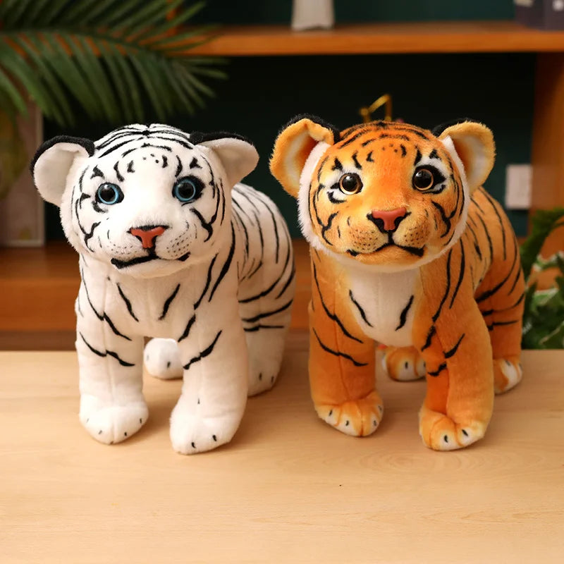 e- Jouets en peluche de tigre