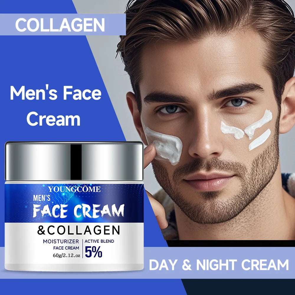 1b -Crème collagène Anti-Rides Homme