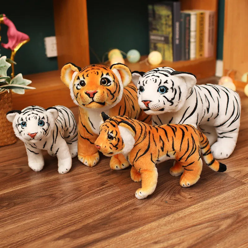 e- Jouets en peluche de tigre