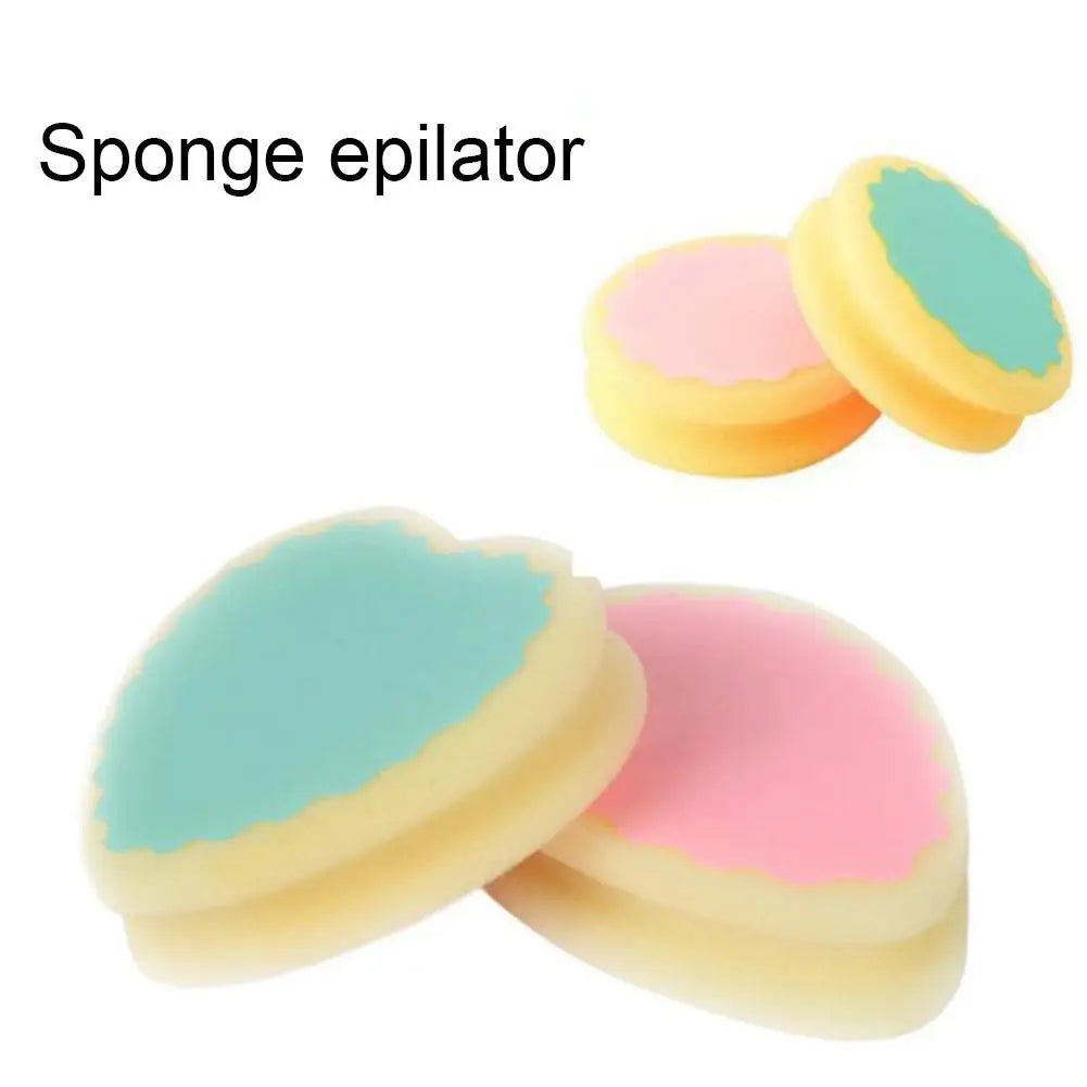 1- h  Éponge Magique Épilation Poils Visage et Corps